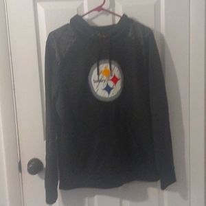 Women's Large black Steelers hoodie